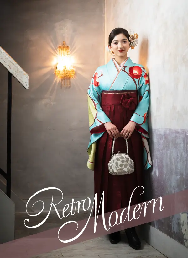 東京日本橋のお洒落でかわいい卒業袴レンタル