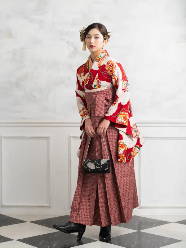 埼玉のお洒落でかわいい卒業袴撮影