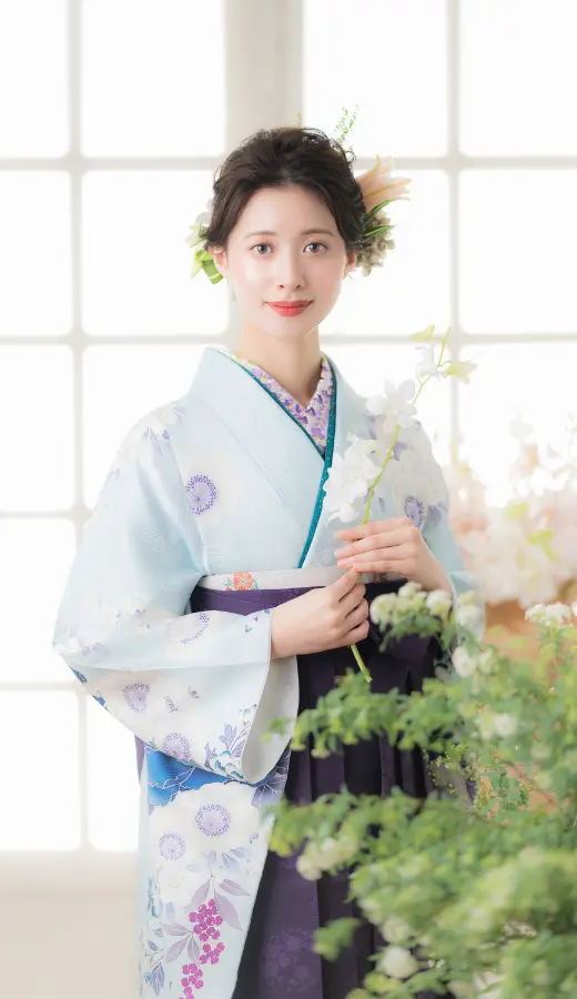 東京のお洒落でかわいい卒業袴前撮り